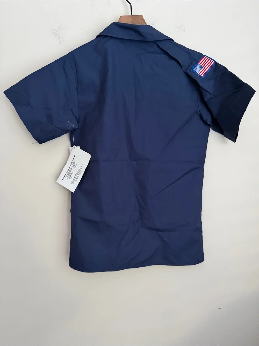 Boy Scouts Shirt Official Youth Uniform Cubscout navy blue short sleeve L NWT